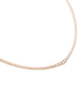 14k Graduated Tennis Necklace | 3.28 CTW