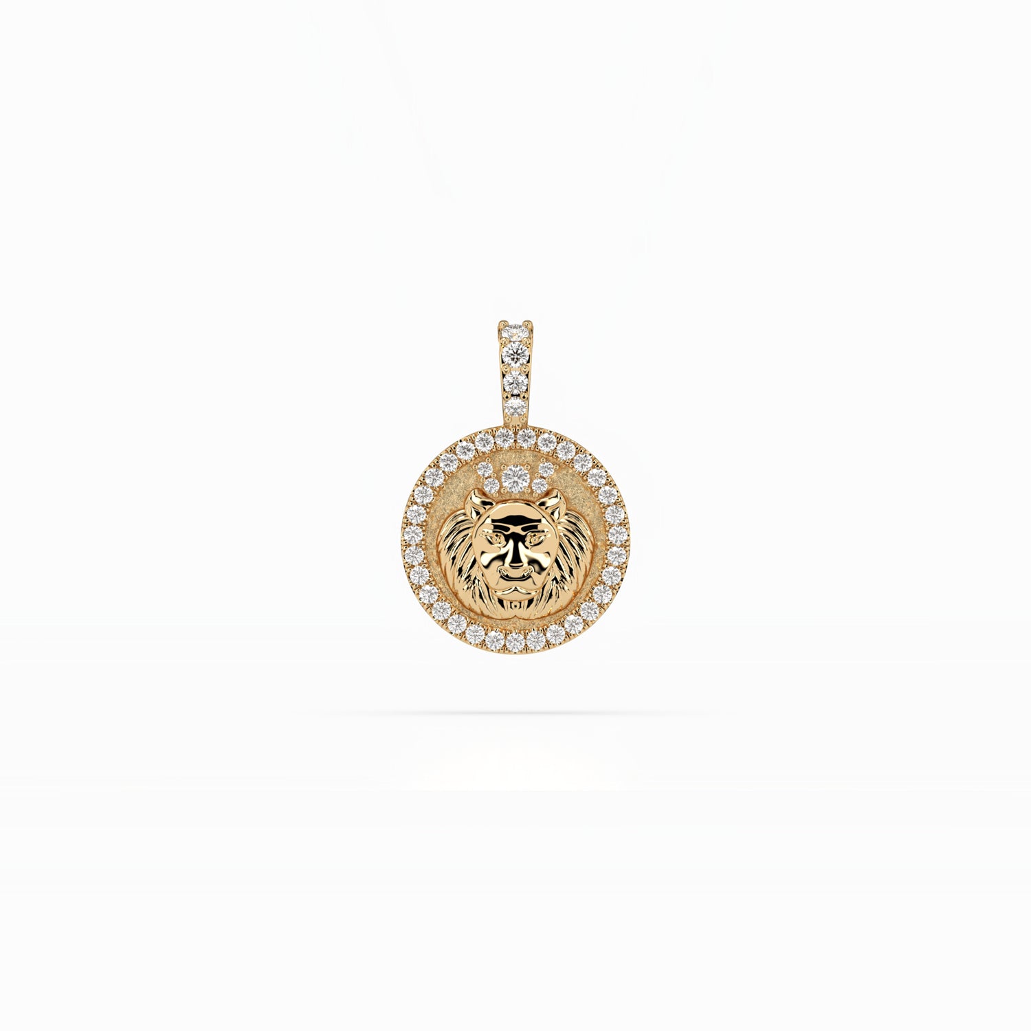 14k Diamond Halo Zodiac Necklace