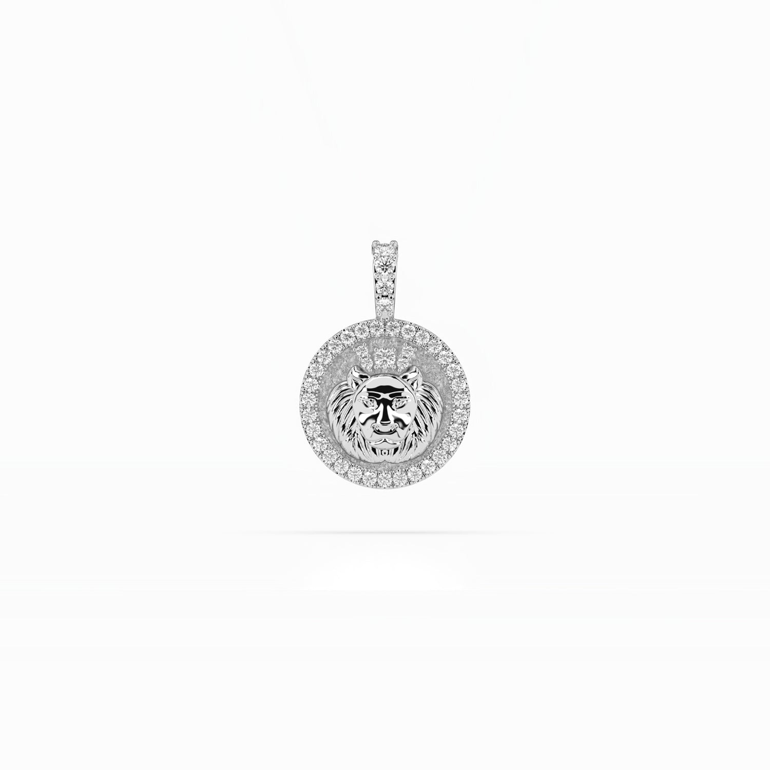 14k Diamond Halo Zodiac Necklace