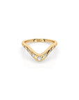 14k Juliet Chevron Band