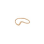 Gold Flat Wave Ring