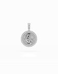 14k Diamond Halo Zodiac Necklace