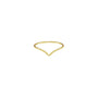 Gold Chevron Ring