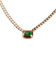 14k Mini Emerald Neptune Necklace