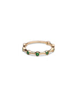 14k Emerald Leo Ring