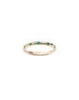 14k Emerald Luna Band | 2mm