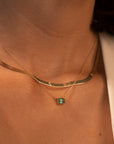 14k Emerald Hera Necklace