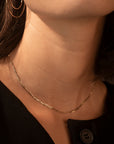 14k Thin Figaro Necklace