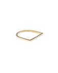 14k Gold Flat Bar Ring