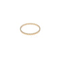 Gold Flat Beaded Ring