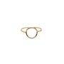 Gold Filled Full Moon Ring