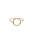 Gold Full Moon Ring