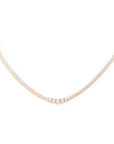 14k Graduated Tennis Necklace | 3.28 CTW