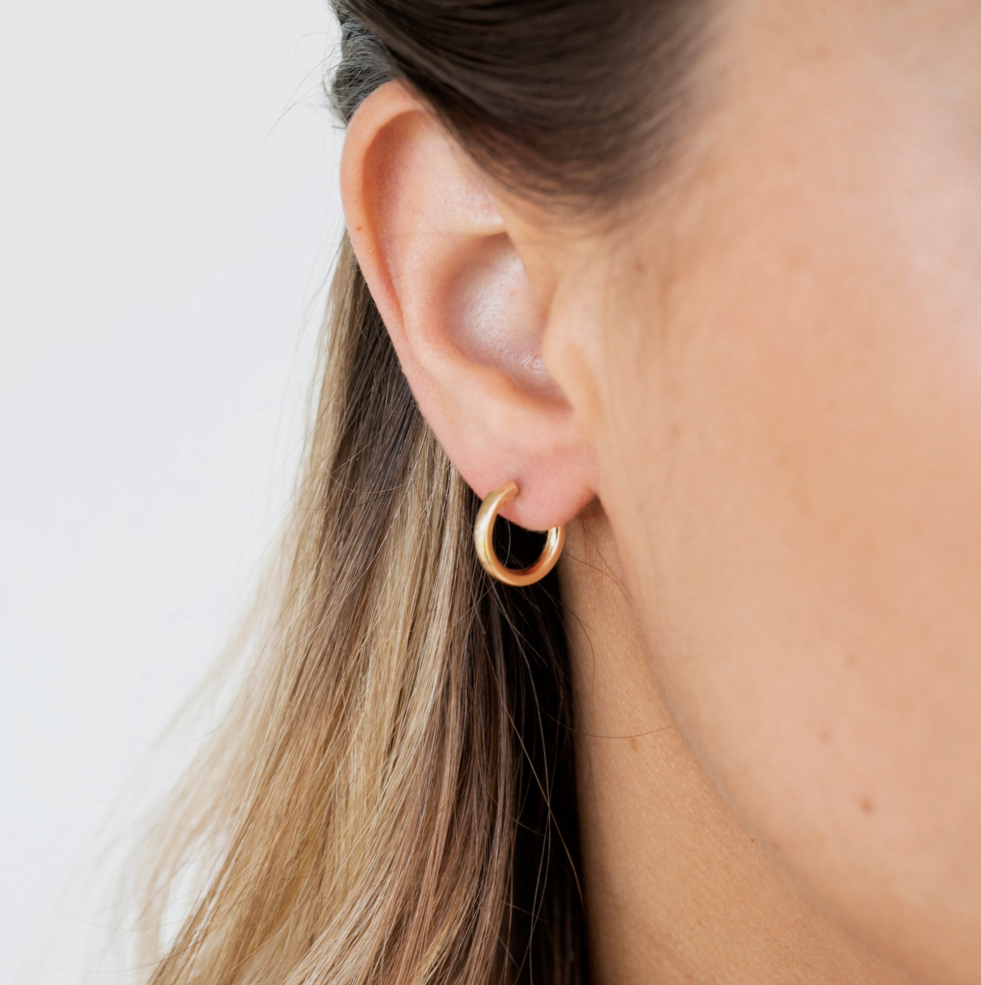 Gold Bold Endless Hoops