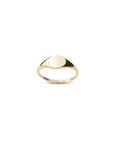 14k Gold Petite Signet Ring