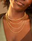 Gold Thin Rope Necklace