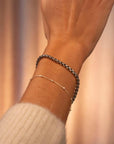 silver satellite bracelet