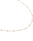 Two-Tone Satellite Necklace