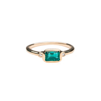 14k Vintage Emerald Ring