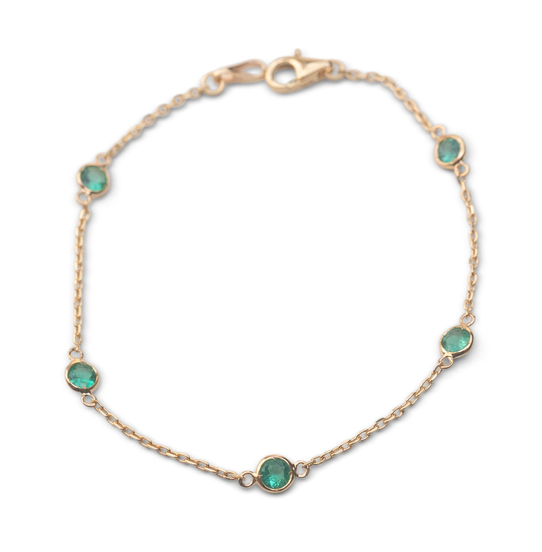 14k Emerald Yard Bracelet | .75 CTW