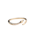 14k Diamond Snake Ring