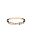 14k Triple Baguette Ring