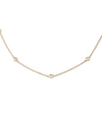 14k Diamond Yard Necklace .62 CTW