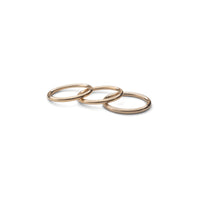 Gold Bold Stackable Ring | 2mm