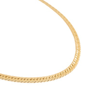 Gold Herringbone Necklace | 5mm