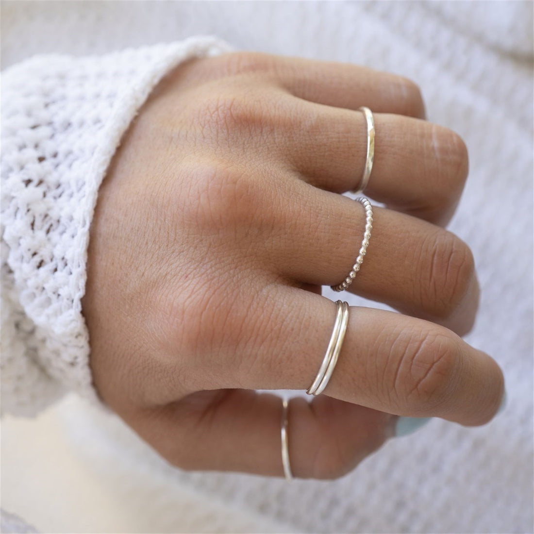 Stacker Ring in Sterling Silver