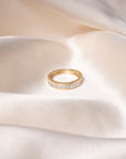 14k Gold Baguette Channel Ring