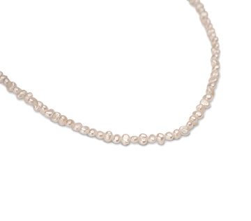 Organic Shapes Pearl Necklace