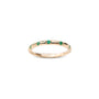 14k Emerald Luna Stacker 2.0