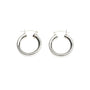 Silver Chubby Hoops