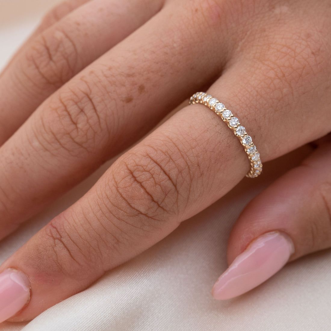 14k Diamond Eternity Ring | .75 CTW