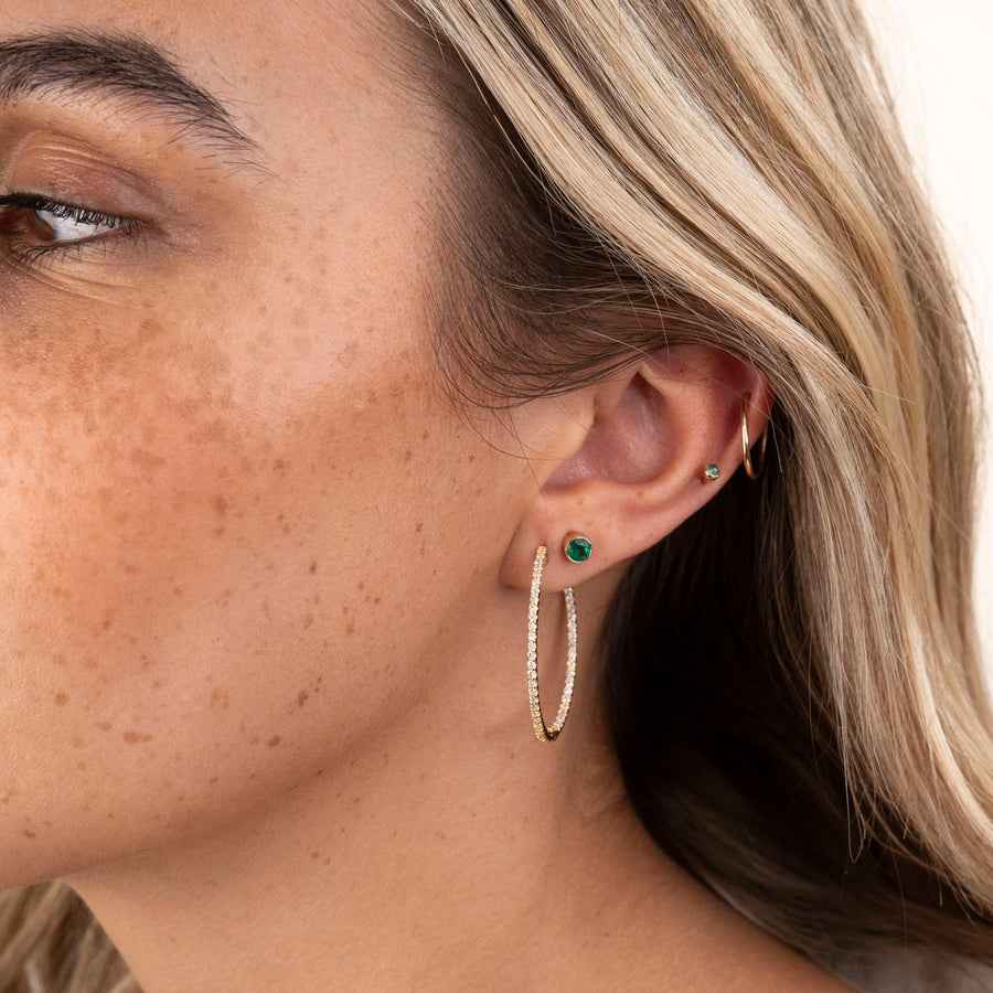 Gold Endless Hoops