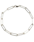 Silver Rectangle XL Bracelet