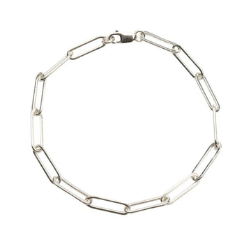 Silver Rectangle XL Bracelet