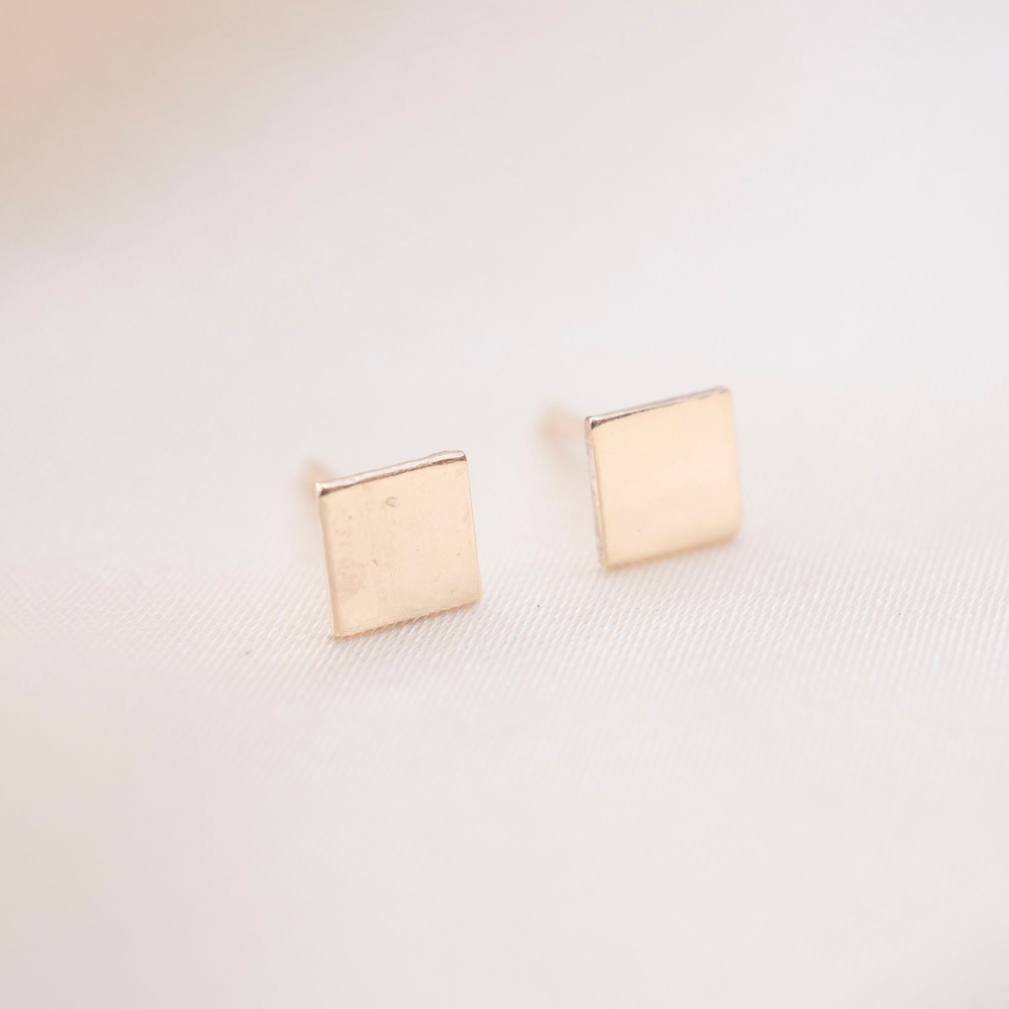 Gold Filled Square Studs