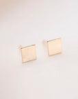 Gold Filled Square Studs