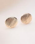 Gold Line Shape Studs