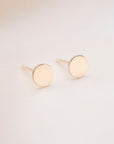 Gold Circle Studs