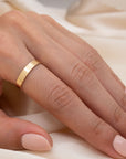 Gold Flat Ring | 3.5mm