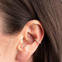 14k Diamond Ear Cuff