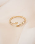 14k Diamond Snake Ring