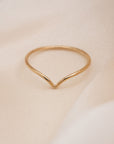 Gold Chevron Ring