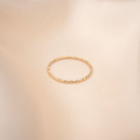 Gold Sparkle Band Ring
