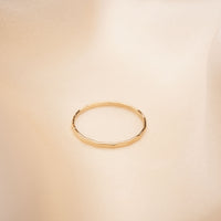 Gold Textured Stackable Ring