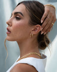 14k Endless Hoops