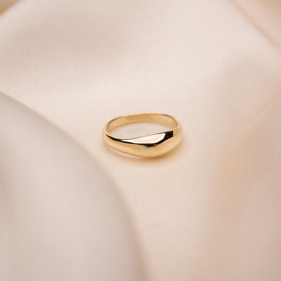 14k Gold Little Dome Ring